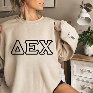 Custom greek sweatshirts clearance