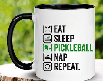 Pickleball 11 oz Mug, Pickleballer Gift, Pickleball Dad Mug, Pickleball Mug, Gift for Grandma, Punny Mug, Funny Pickleball Gifts, Sports mug