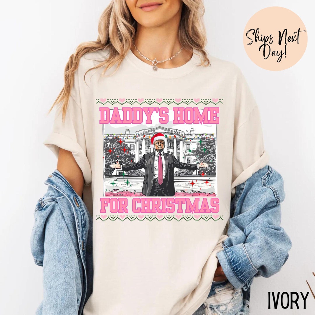 Maglietta Trump 2024 'Daddy's Home' | Regalo Repubblicano, Divertente E Unisex - Foto 5