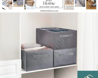 Clothes Organizer Drawers, Pants Organizer, Drawer Dividers, Clothes Storage Box Cloths Organizer, Wardrobe Organizer, boxes & bins: