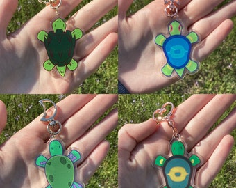 Laying Turtle Keychains // 2.5 inches