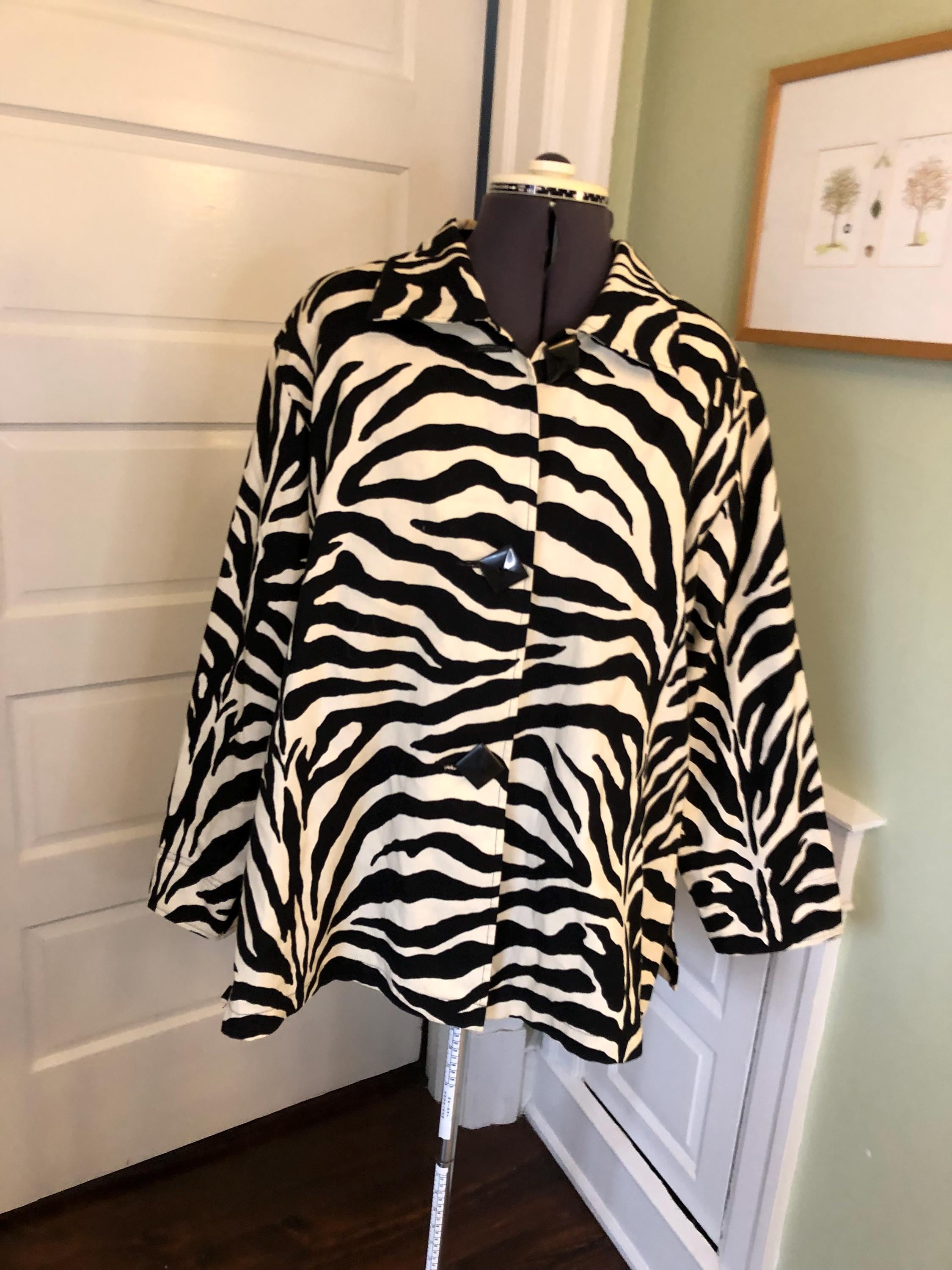 Leather Jacket Cecil Windbreaker Zebra 【アウトレット】セリーヌ