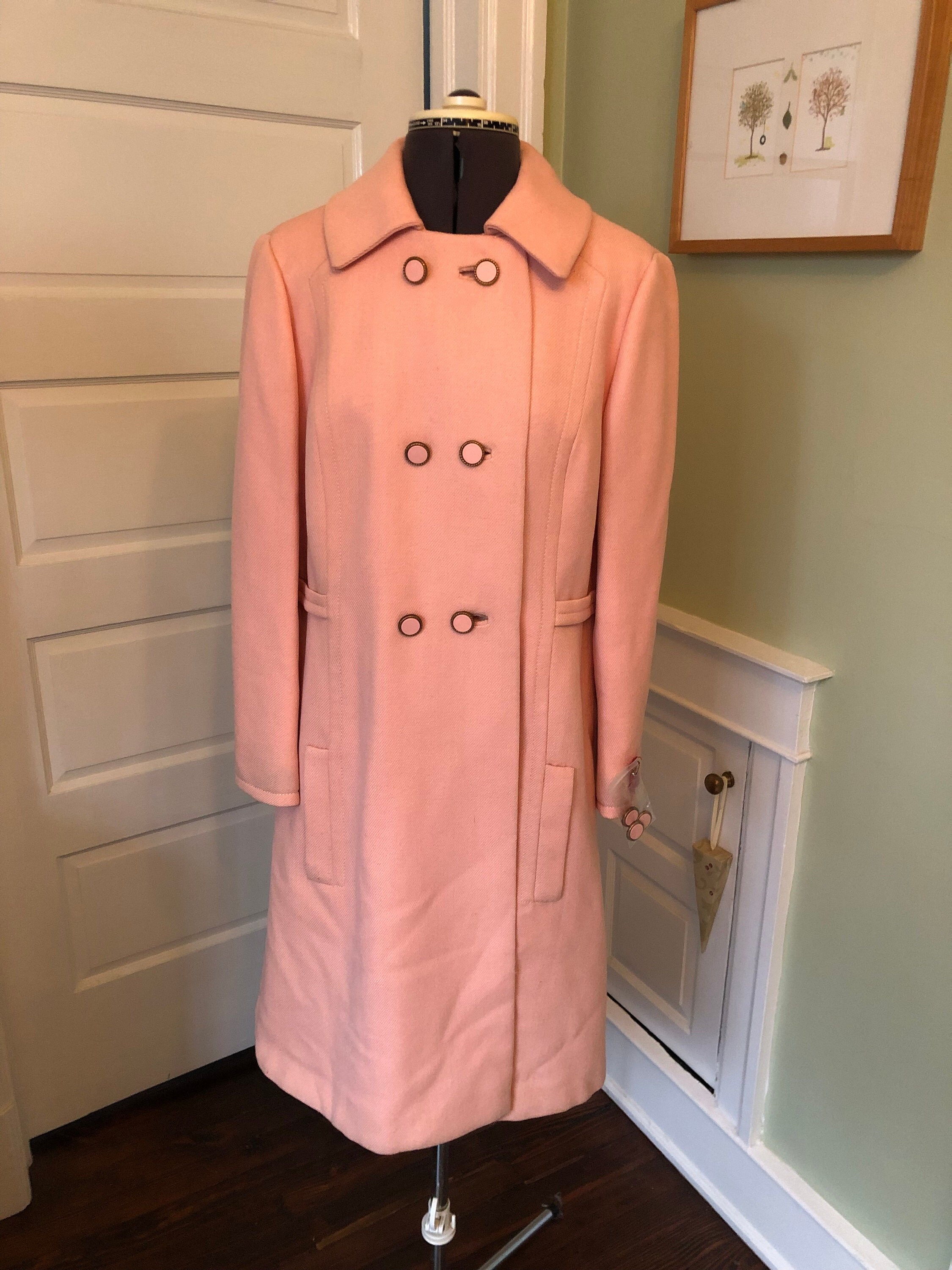 Pink Peacoat Etsy UK