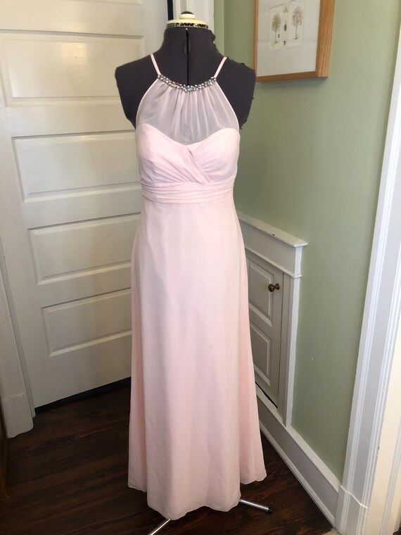 alfred angelo halter dresses cocktail short homecoming bridesmaid 7372S