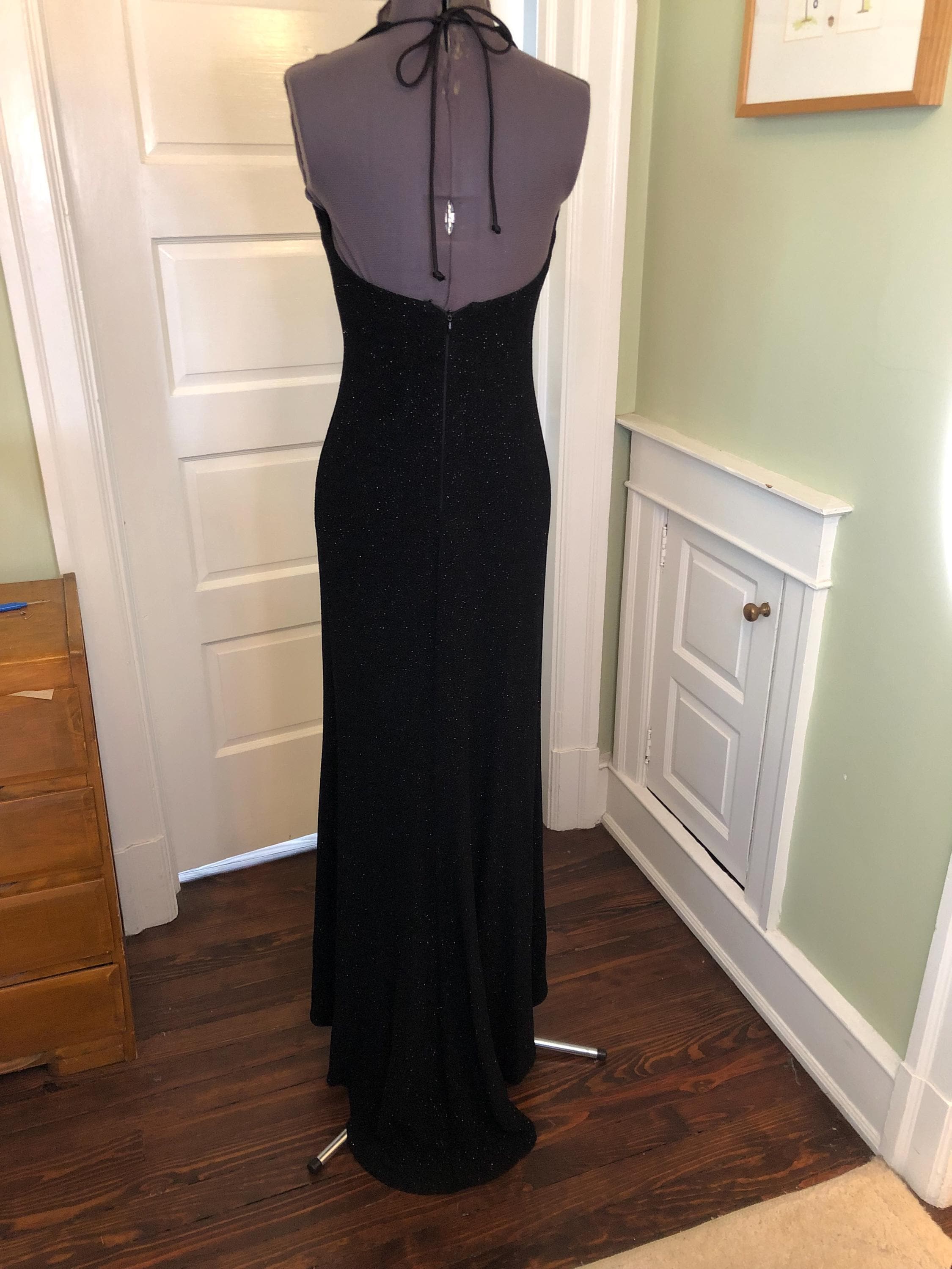 green emerald velvet dress Ladivine CDS546 Strapless Crystal- Incrusted Evening Dress  Sparkly Gowns