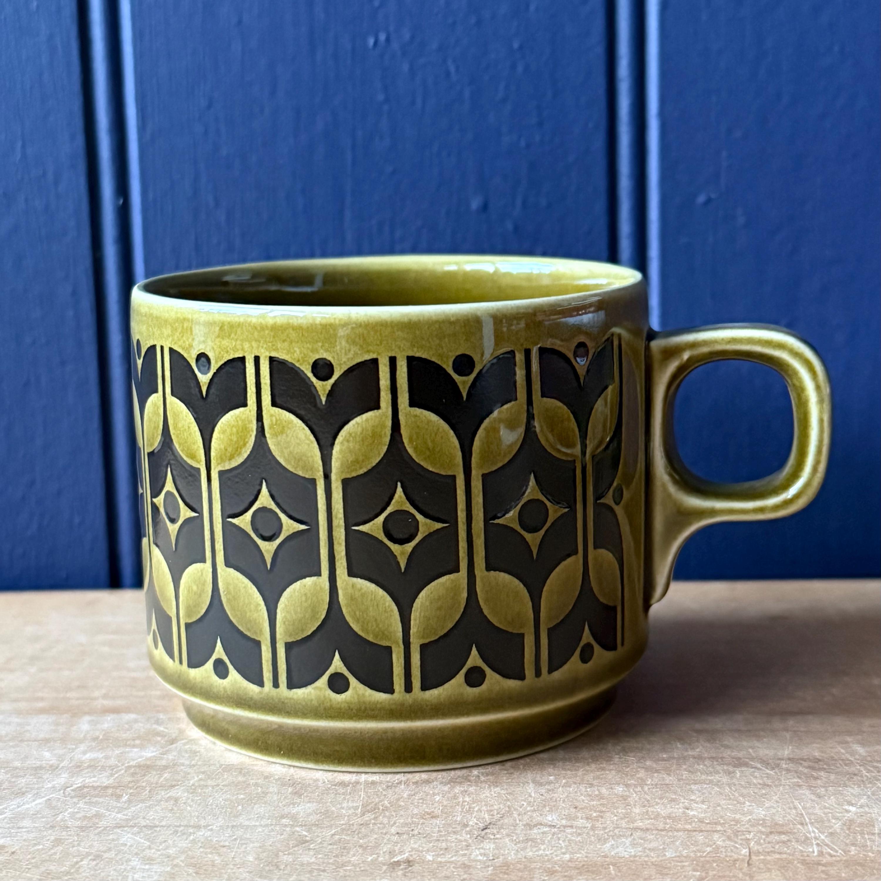 Hornsea Vintage Green Heirloom Tableware - Cups/saucers, Jugs