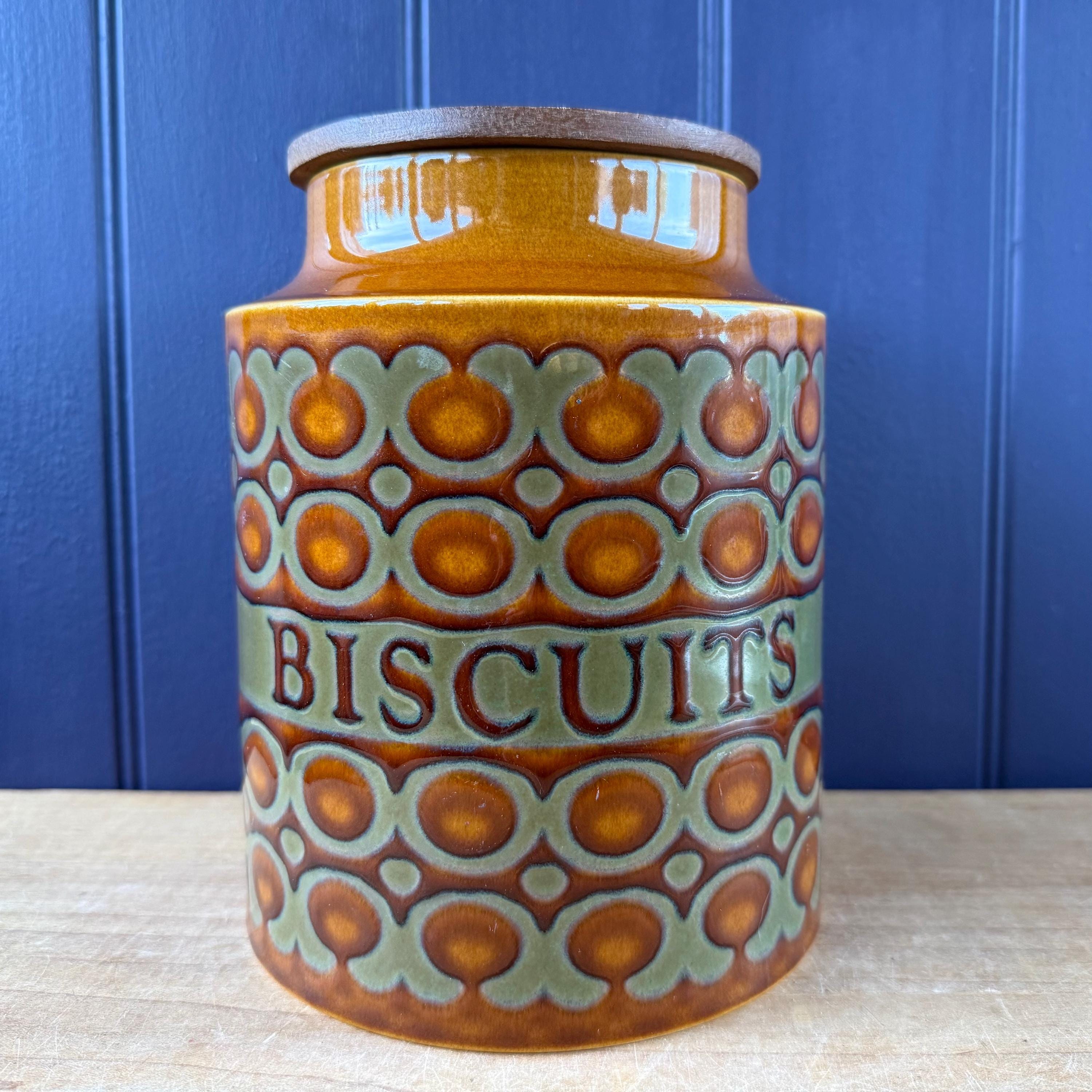 Vintage Kitchen Canister Retro Storage Jar Mid Century Hornsea
