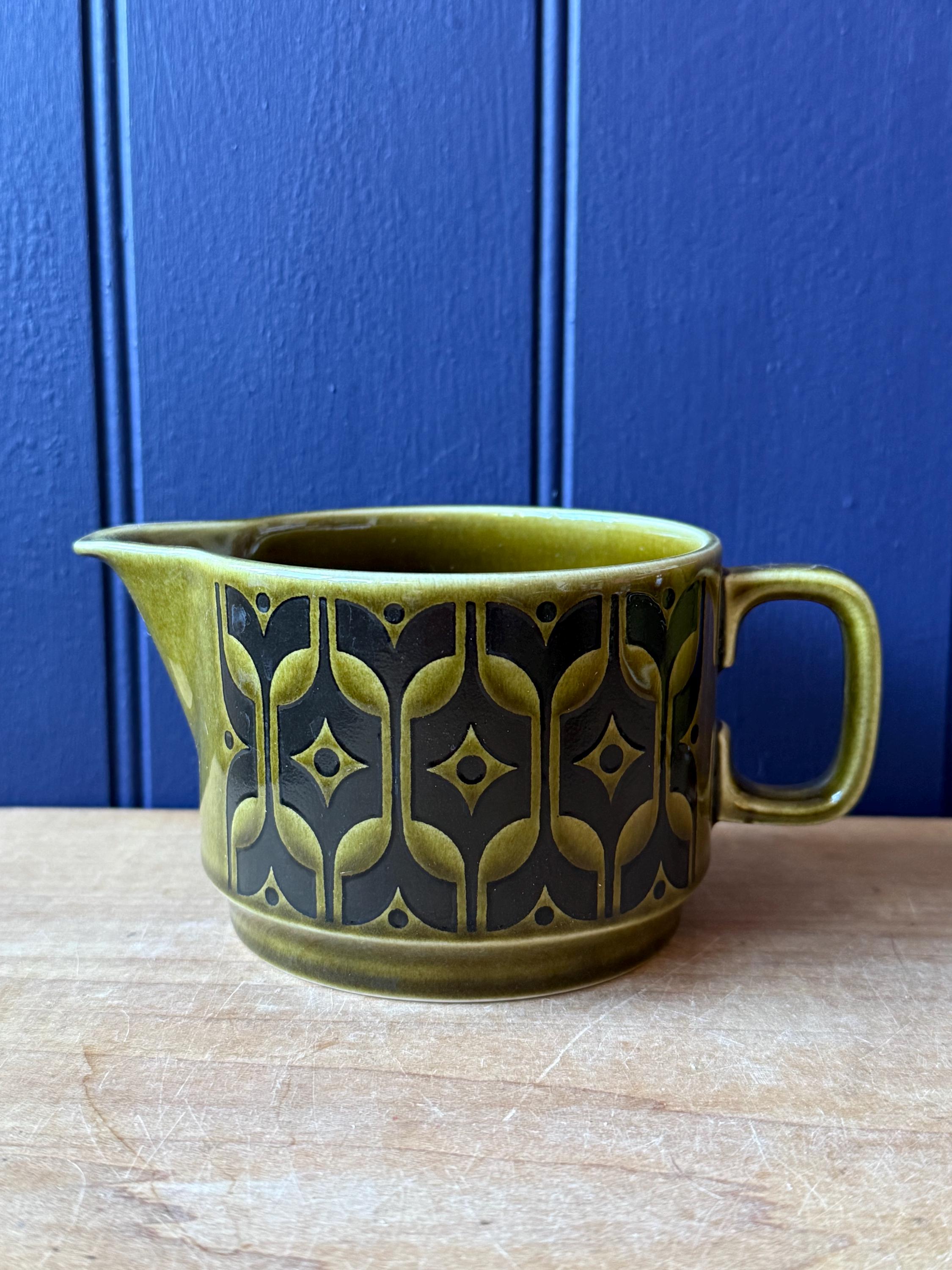 Hornsea Vintage Green Heirloom Tableware - Cups/saucers, Jugs