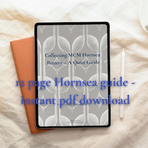Collecting MCM Hornsea Pottery - A Quiet Guide