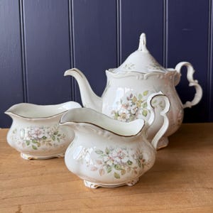 Vintage Royal Albert ‘Haworth’ Tea Set Pieces: Bone China, Made in England, available individually