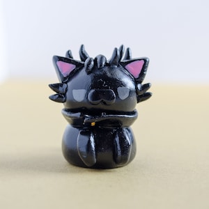Handmade Polymer Clay Figurine - JJK Dog Master Kitty