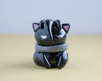 Handmade Polymer Clay Figurine - MHA Sensei Kitty