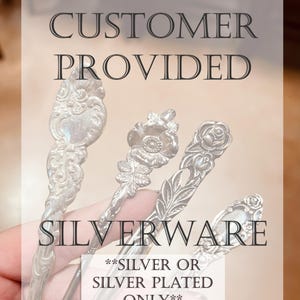 Customer Provided Spoon Rings