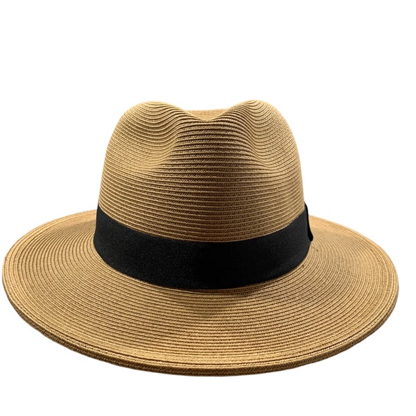 Sun Straw Fedora Panama Hat Unisex