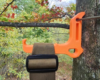 Saddle Hunting Bow Hanger: Public Land Legal Mobile Hunting and Tree Stand Gear Accessories