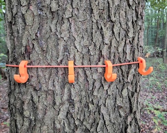 Saddle Hunting Small J Hooks: Minimalist Treestand and Mobile Hunting Gear and Accessories