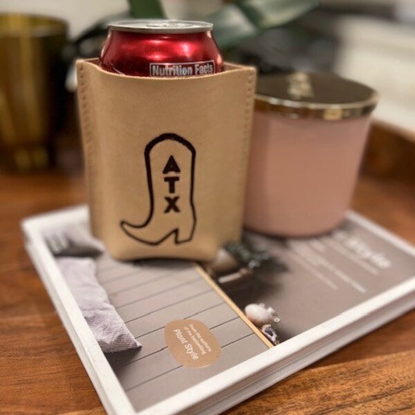 College Themed Austin ATX Koozie