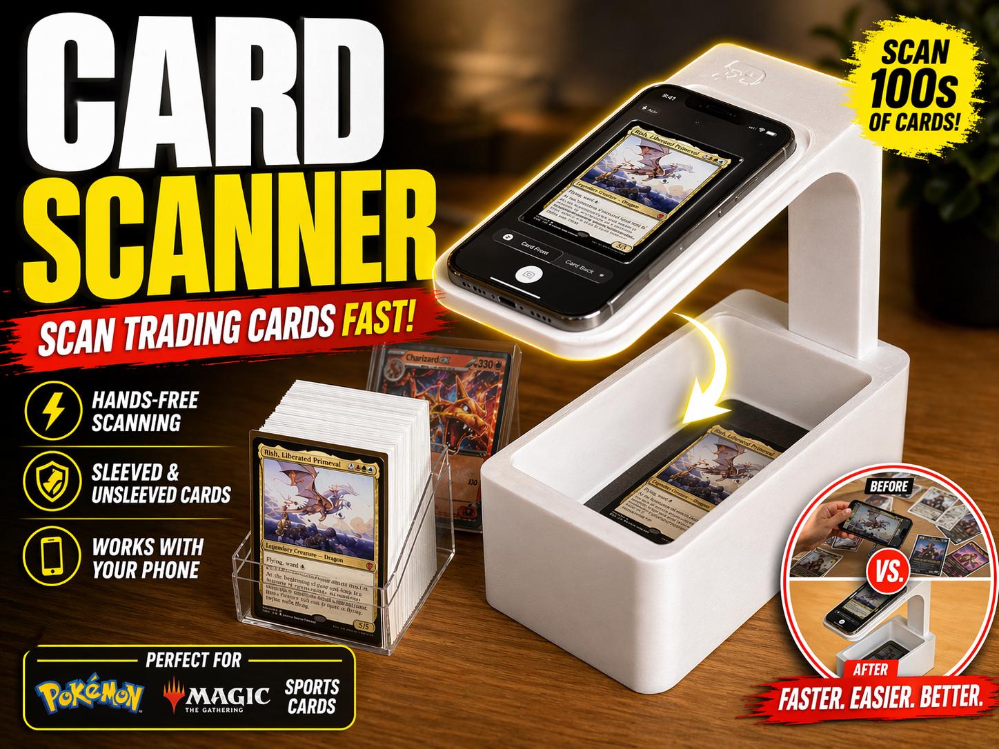 mtg card scanner stl Amazon.com: CZYY Card Scanning Stand for MTG main image 1