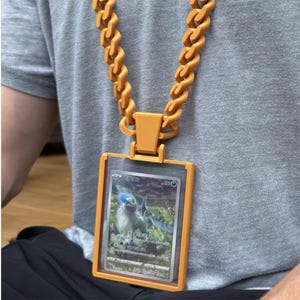 Halsband för samlarkortsdisplay – Universell korthållare för toppmatade kort och plattor!