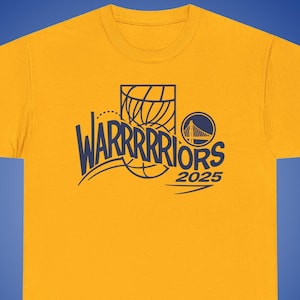 Golden State warriors Playoffs Arena Giveaway T-Shirt - Unisex NBA Fan Baumwoll-Shirt für den Spieltag
