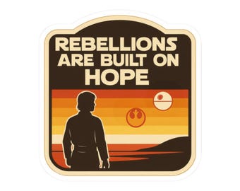 Rebel Alliance Waterproof Kiss-Cut Vinyl Decals: &#39;I Have Friends Everywhere&#39; Laptop Stickers