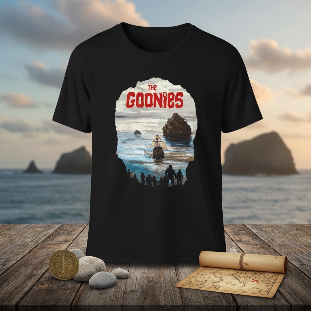 Goonies Adventure Retro 80s Movie T-shirt: Soft Cotton Unisex Tee