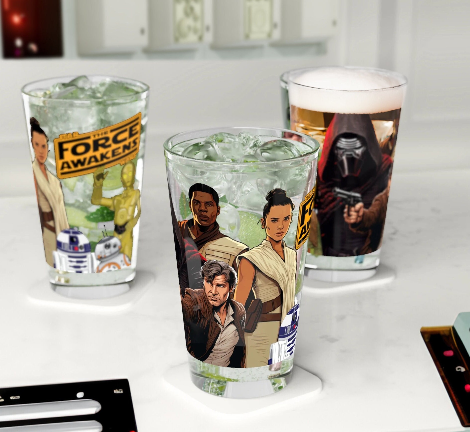 Star Wars: The Force Awakens First Order Kylo Ren 16 oz. Glass