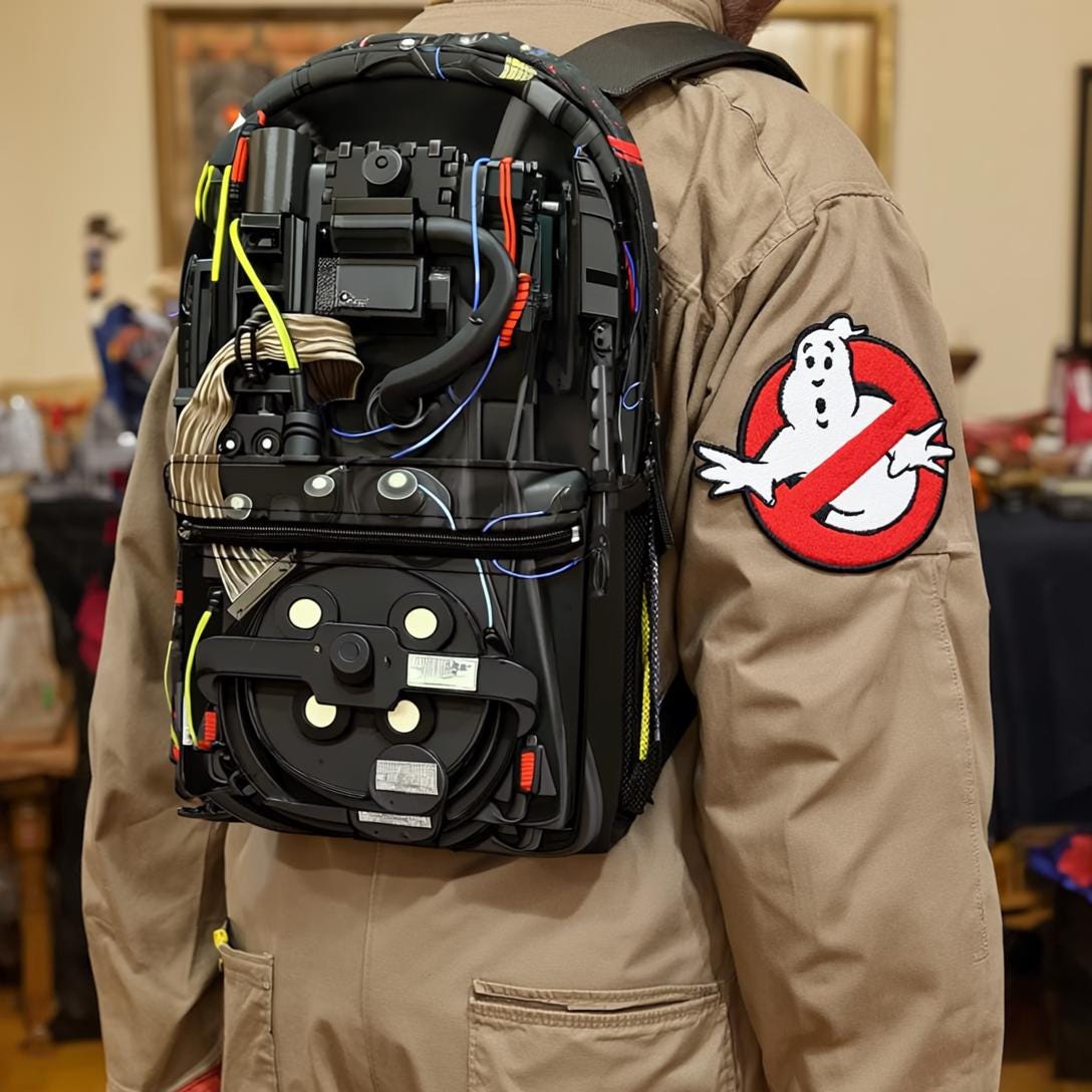 Ghostbusters Costume Zaino Protonico Ghostbuster Acchiappafantasmi  Ghostbusters Zaino Protonico Ghost Buster, image size:1088x1088