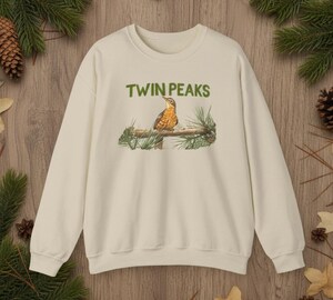 Sweatshirt Twin Peaks Sheriff Department - Officiel, 100% Coton, Coupe Classique