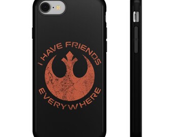Funda para teléfono resistente inspirada en Star Wars: regalo geek, accesorio único para fans, protección para el día a día.