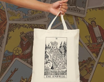 Bolsa de lona personalizada con la carta del Tarot de Rider-Waite