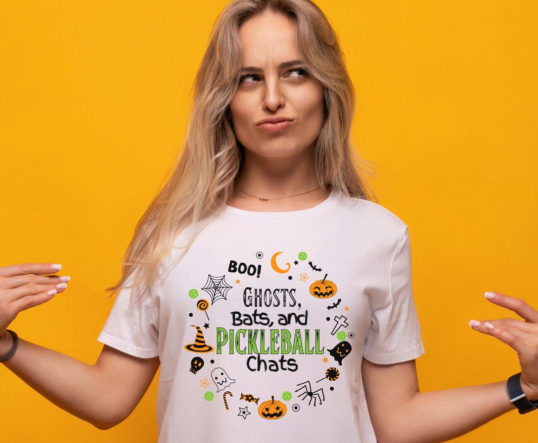 Pickleball Halloween Shirt for Picklers Tshirt Fall Etsy