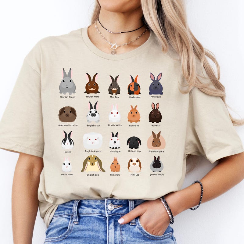 Show Rabbit Shirt - Etsy