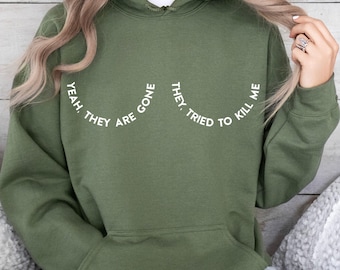 Mastectomy Hoodie, Breast Cancer Awareness Hoodie, Mastectomy Survivor Hoodie, Previvor Breast Cancer Gifts Hoodie,Yeah They Are Gone Hoodie