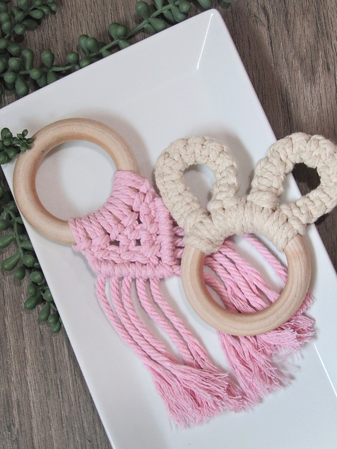 Macrame Baby Teether - Etsy