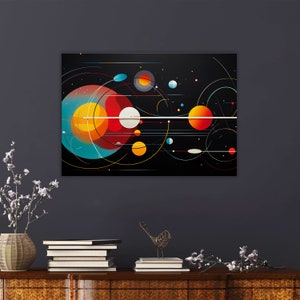 Canvas Wall Art | Song of the Cosmos  | Scenic Home Decor, Office Decor, Vibrant and Colorful Home and Office