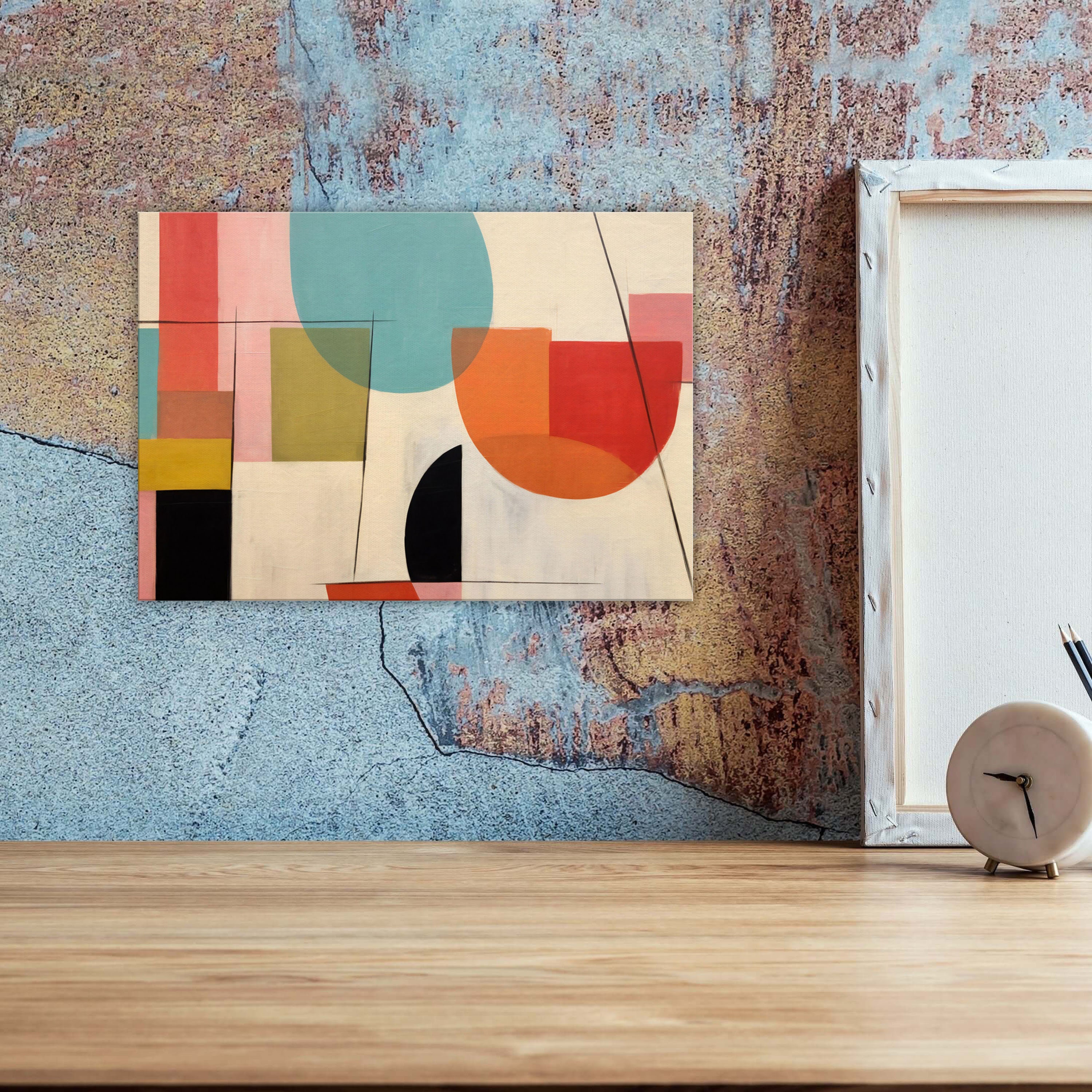 Canvas Wall Art | Retro Reverie No.1 | Retro Mid-century Home