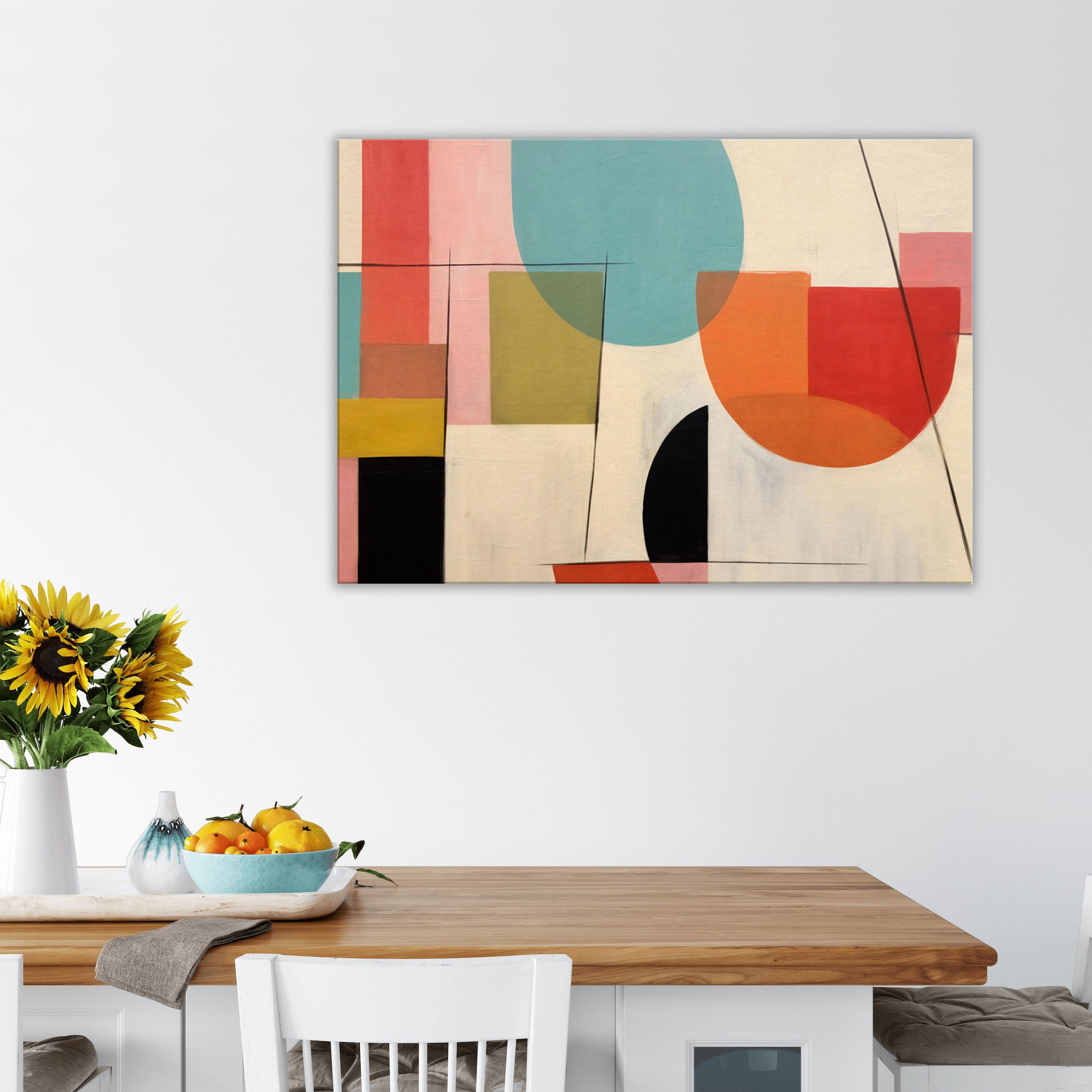 Canvas Wall Art | Retro Reverie No.1 | Retro Mid-century Home