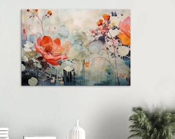 Canvas Wall Art | Floral Subtlety | Scenic Home Decor, Office Decor, Vibrant and Colorful Home and Office