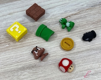 Super Bros. Edible Toppers | Fondant Toppers