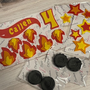 Race Car Fondant Cake Toppers | Fondant Toppers Bild 5