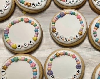 Pre-Cut Edible Friendship Letters & Numbers | Wafer Paper Circles