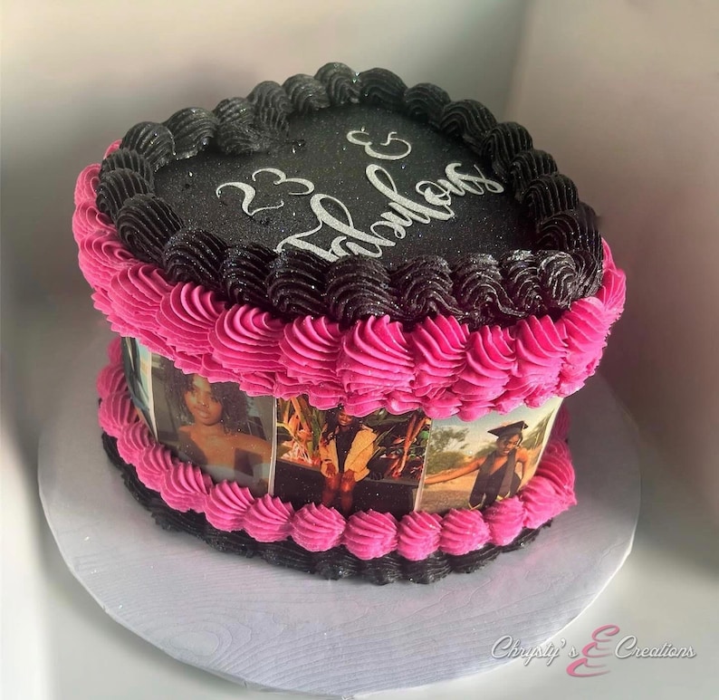 Cake Wrap Photo Collage Strip | Edible Images image 7