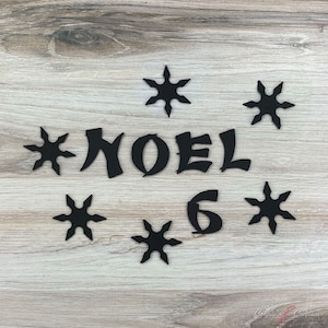 Ninja Font | Fondant Letters