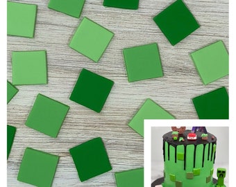 Square Pixels - Tiles | Fondant Edible Toppers