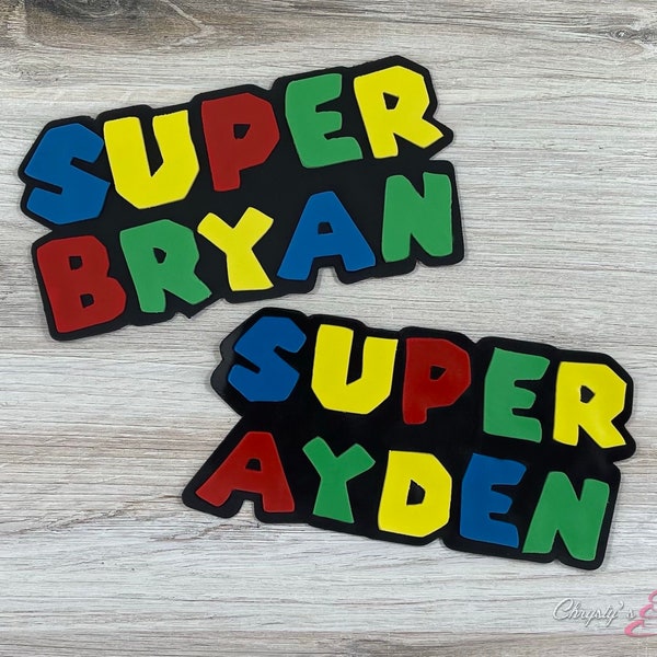 Personalized Name Topper | Fondant Cake Topper