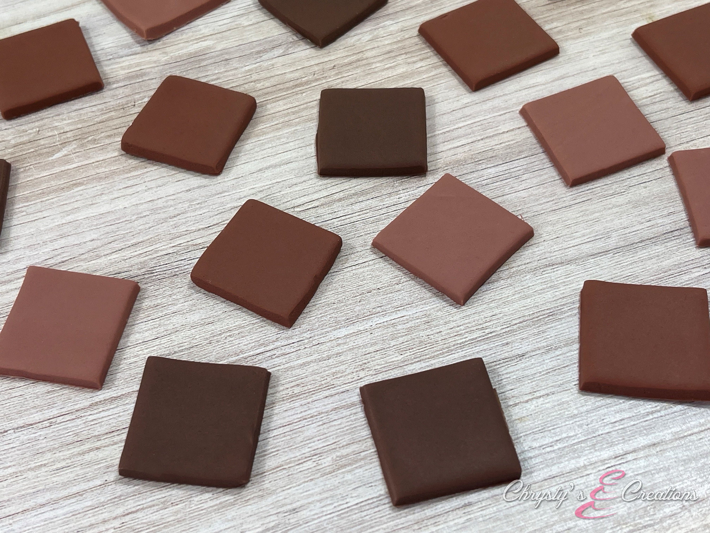 Ombre Pixel Cake Squares Set