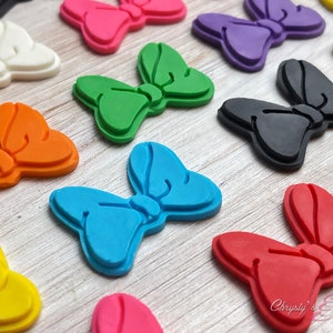 Colorful Fondant Bows | Fondant Toppers