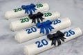 Fondant Graduation Diploma Cake Topper | Diploma Only | Fondant Toppers