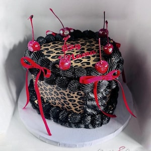 Animal Print - Leopard Cheetah Print | Cake Wraps & Toppers Edible Image